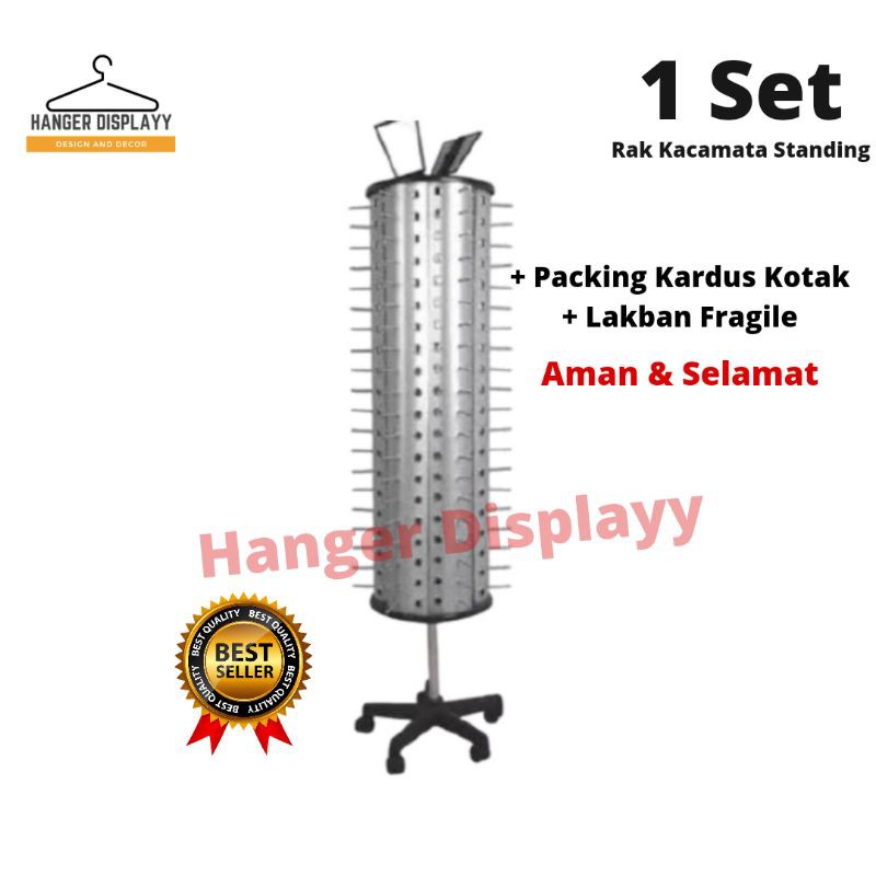 Display Rak Kacamata 105 Set Pajangan Kaca Mata Putar Berdiri / TEMPAT KACAMATA RAK DISPLAY KACAMATA