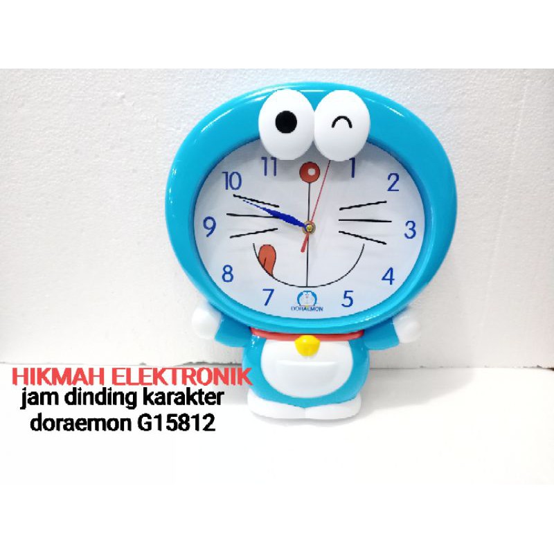 jam dinding karakter doraemon G15812/jam dinding lucu