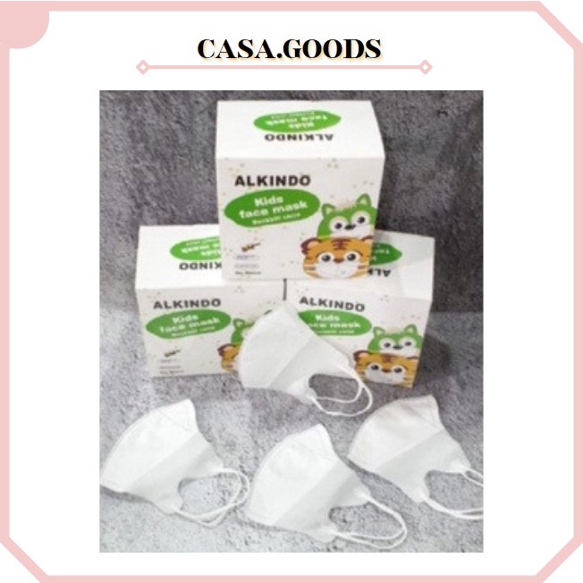 MASKER DUCKBILL ALKINDO ANAK GARIS ISI 50PCS