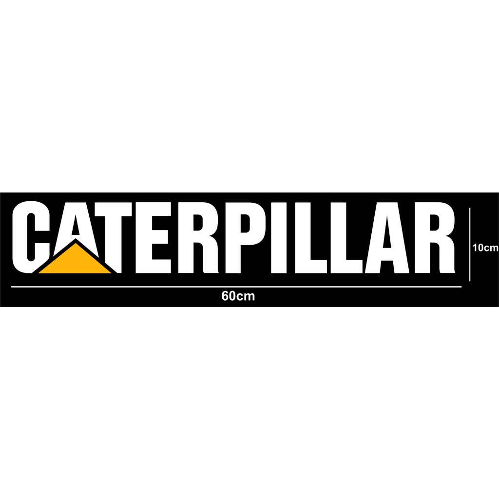 stiker CATERPILLAR buat kaca mobil