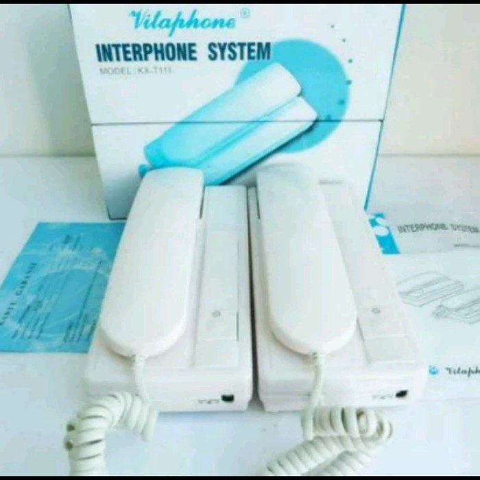 Interkom Kabel Cable Vitaphone Interkom Intercom Telepon Telephone Kantor Rumah Kamar Bebas Pulsa