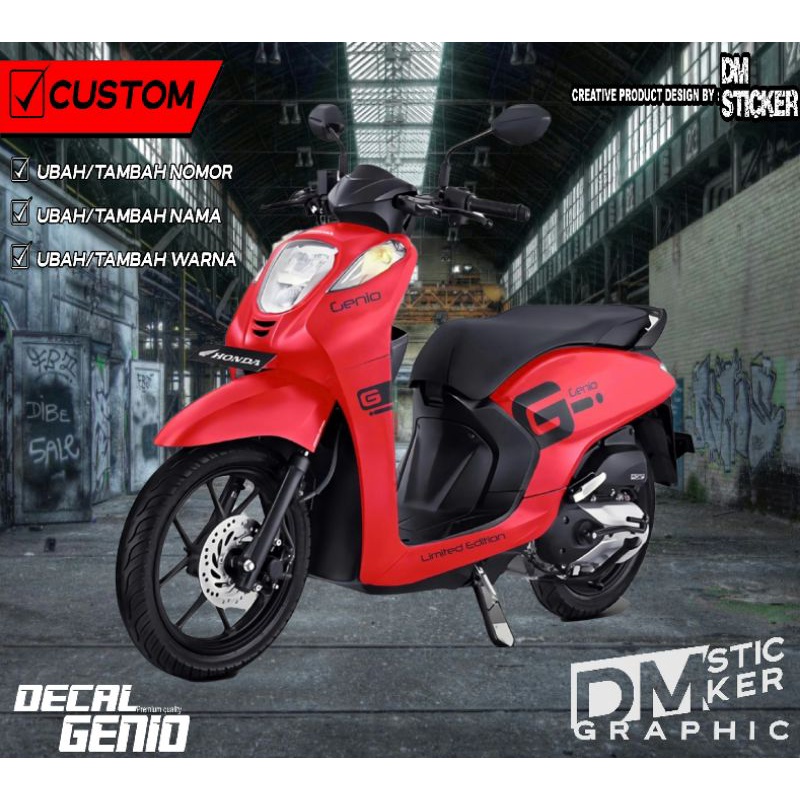 DECAL GENIO FULL BODY STICKER GENIO FULL BODY