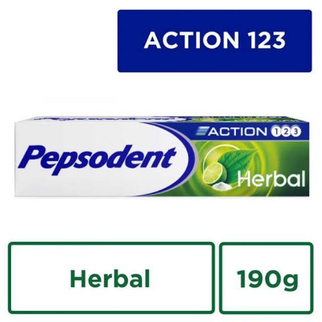 Pepsodent Herbal action 190gr ORIGINAL-BPOM