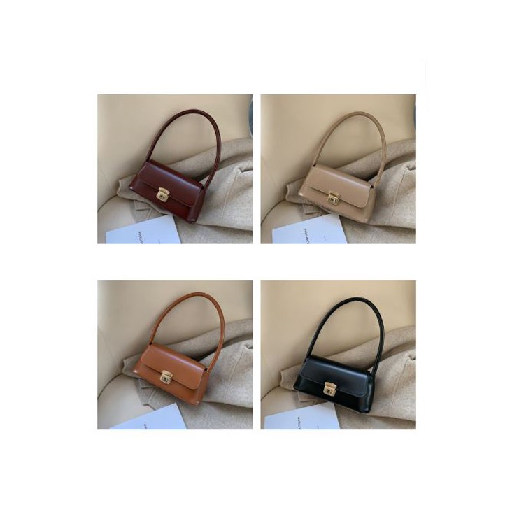 Tas Bahu Wanita Tas Jinjing Wanita Bahan Kulit Sintetis Korean FashionStyle Slingbag Simple Portable