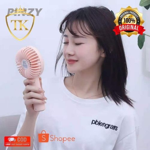( COD ) Kipas Mini Fan Portable PINZY F01 with Mobile Phone Holder