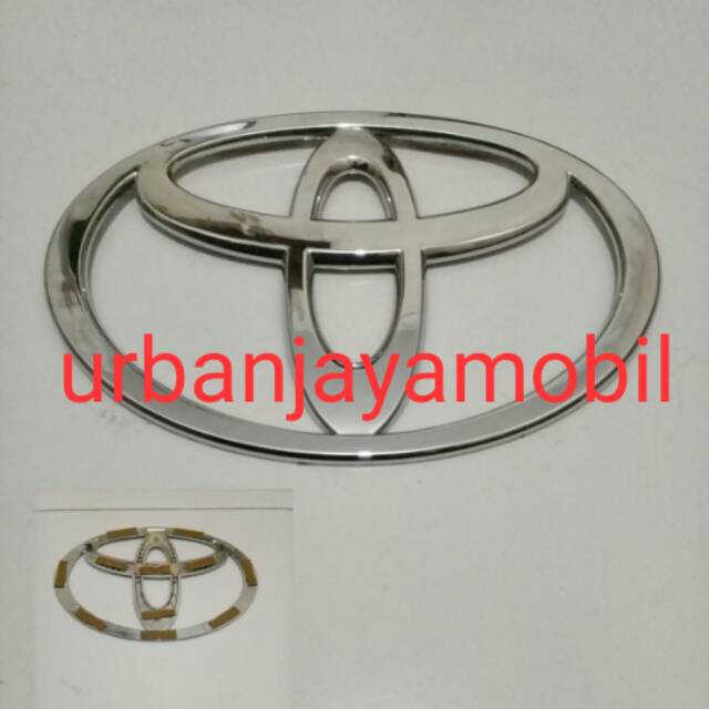 logo emblem gril depan toyota dyna rino saurus new