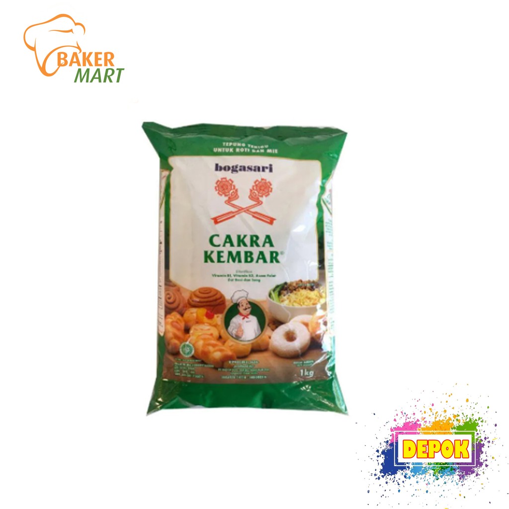

Tepung Terigu Cakra kembar 1kg