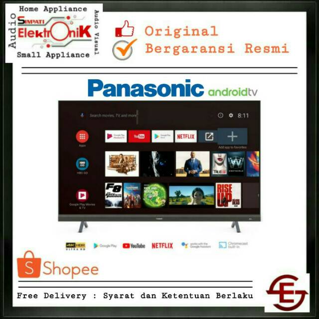 PANASONIC TH50HX730 SMART ANDROID TV LED 4k HDR 50inch