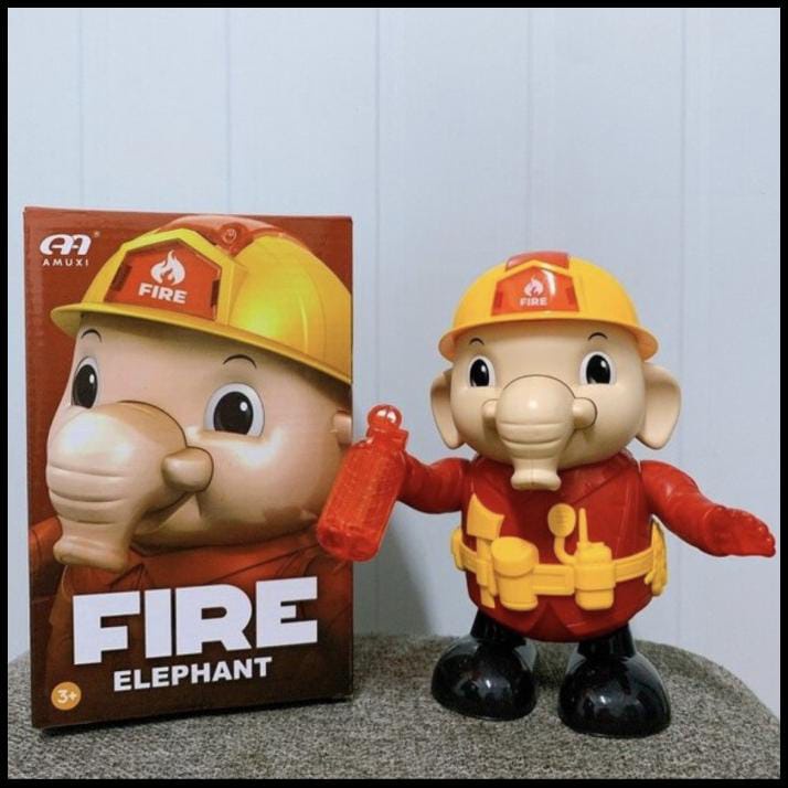 Mainan Anak Robot Dance Animal Gajah FIRE ELEPHANT