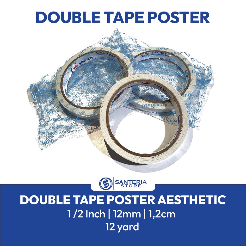 

Double Tape Poster 1/2 Inch