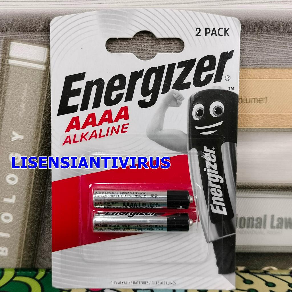 Baterai Alkaline Energizer AAAA E96 A4 4A Baterai AAAA