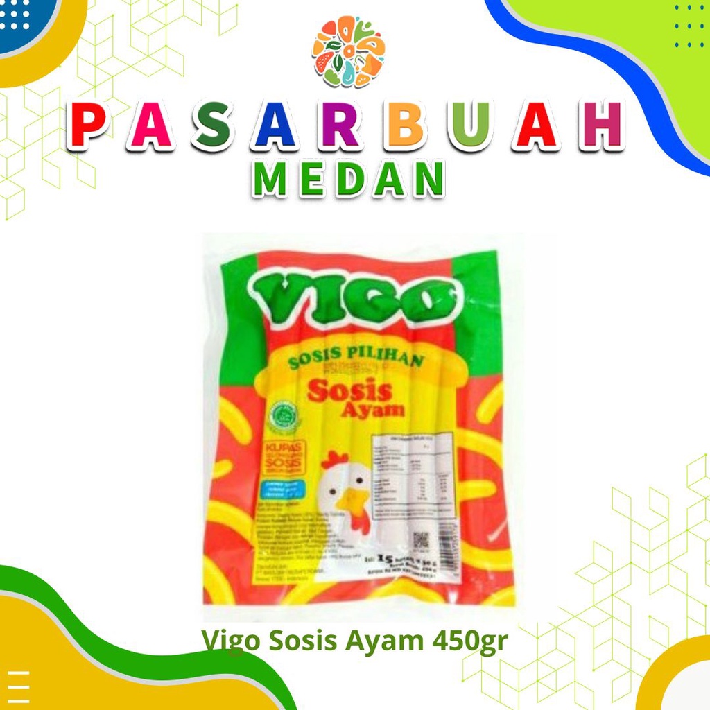 

Distributor Vigo Sosis Ayam Isi 15 450gr - Pasar Buah Medan