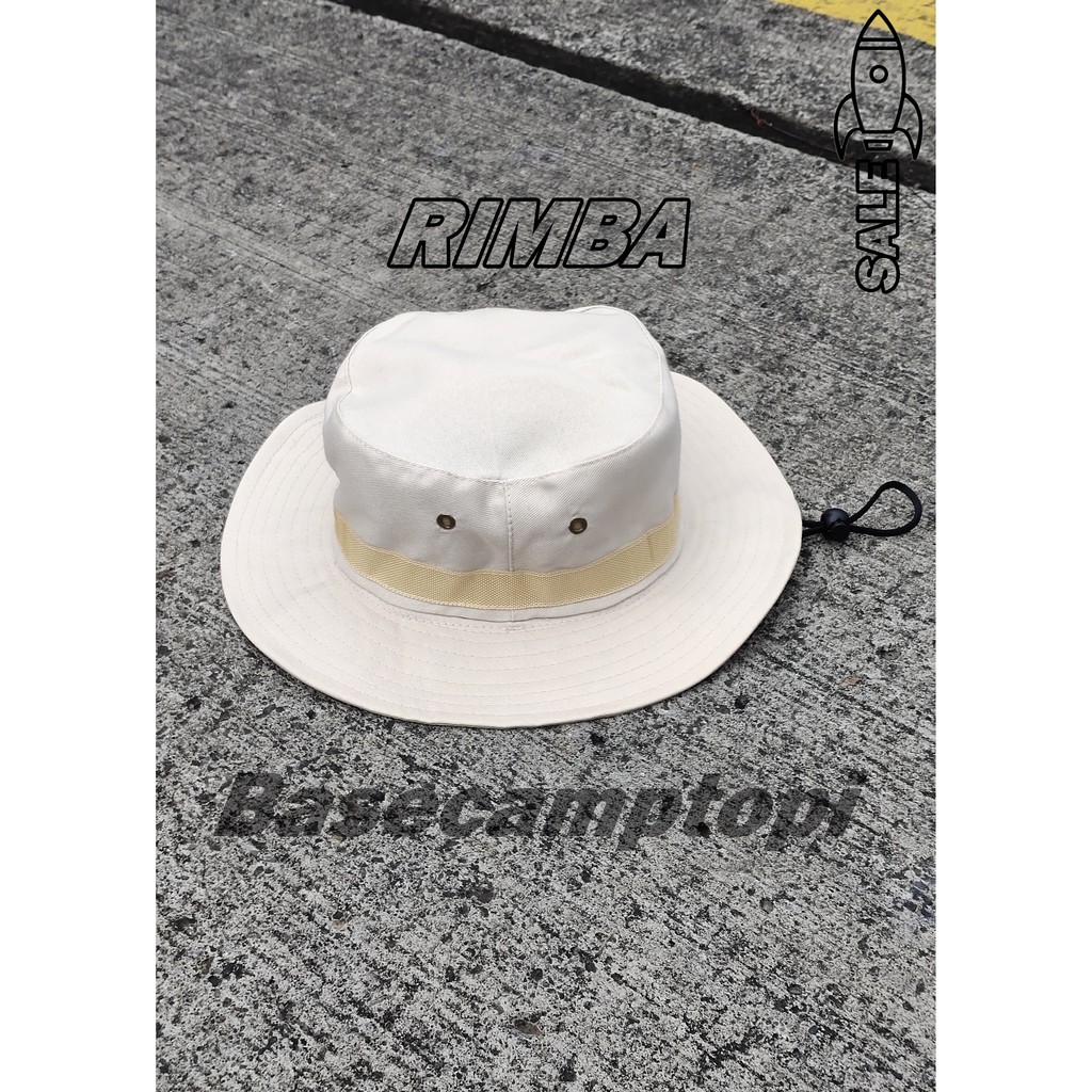 Topi Rimba Polos Adventur Gunung Pria Wanita Bahan Royal