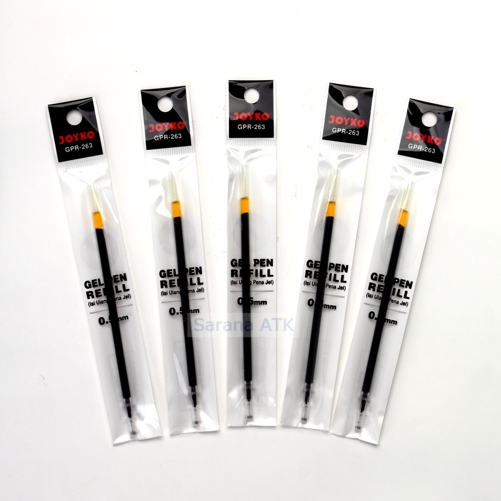 

Joyko Refill Gel Pen GPR-263 - 0.5mm HITAM [PERBOX=24PCS]