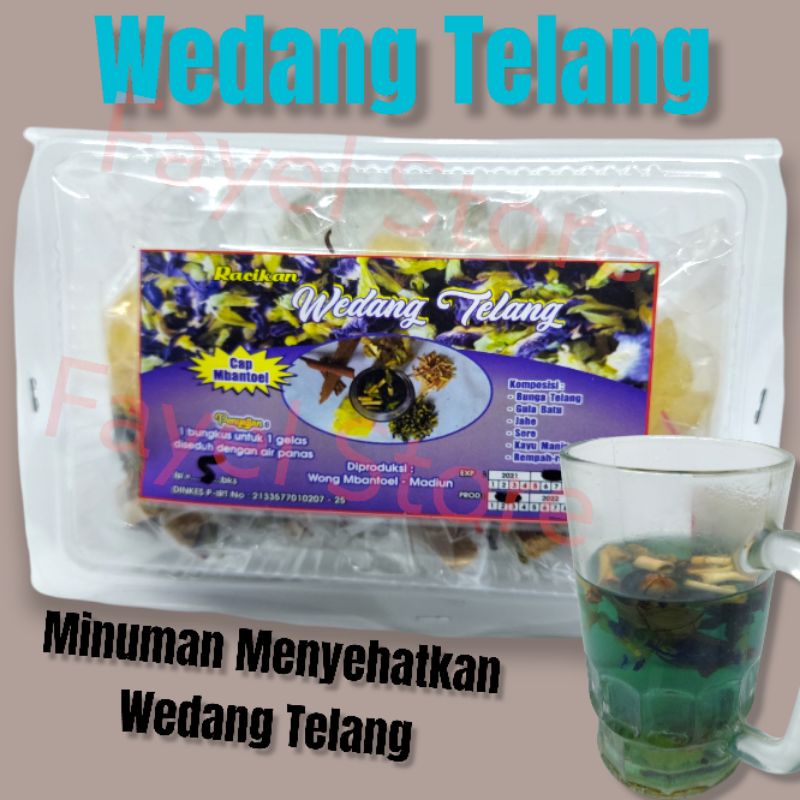 

Wedang Telang Minuman Bunga Teleng Rempah 1pcs 1biji