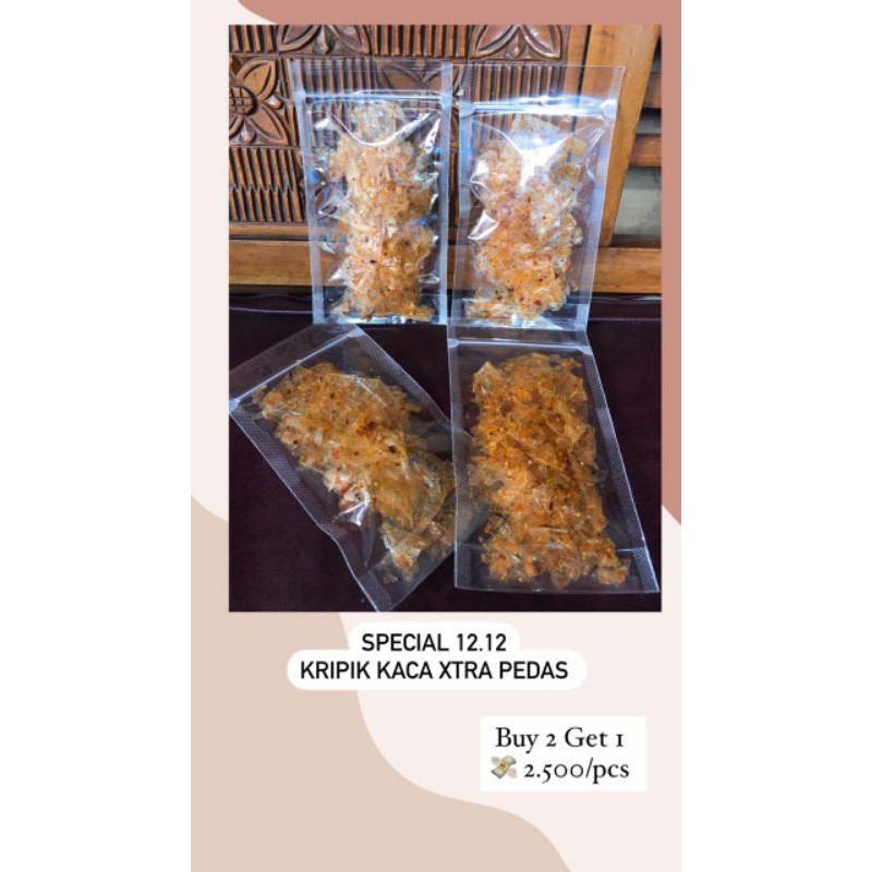 

PROMO KRIPIK KACA