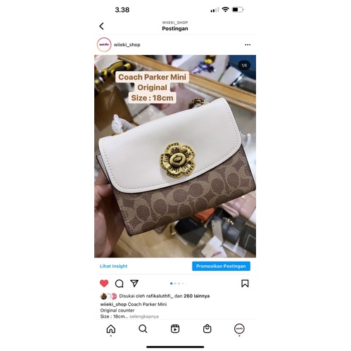 coach parker mini original