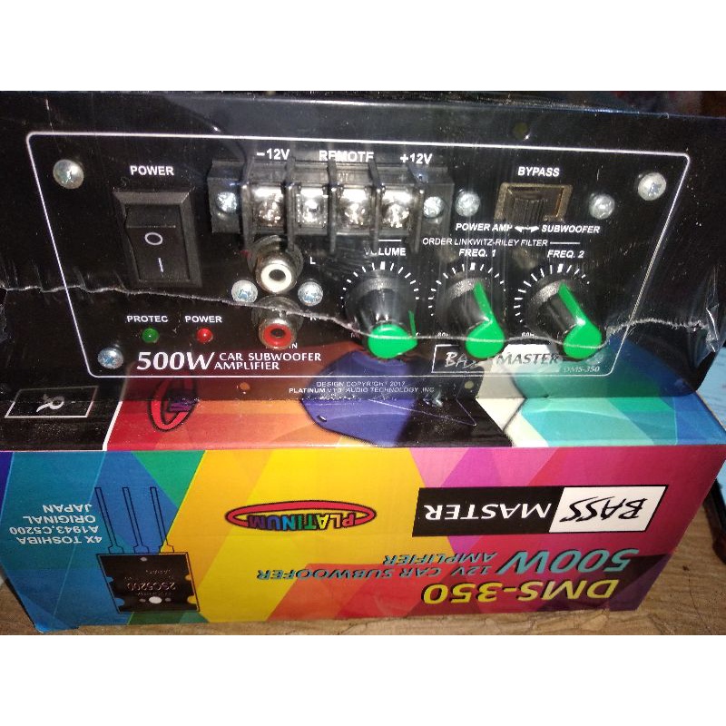 Kit car subwoofer DMS 350 - 12V 500WATT