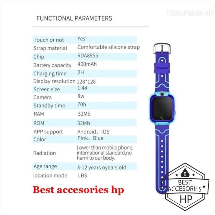 SMARTWATCH KIDS Z5 JAM TANGAN ANAK WATERPROOF GPS XIAOMI MI BAND
