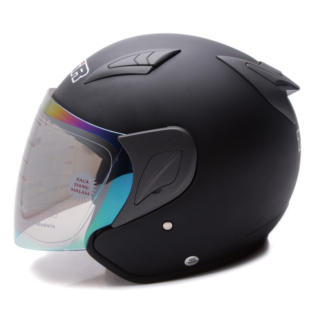 [Helm Dewasa] MSR Helmet Javelin - Hitam Doff + Promo Gratis Jaring Helm