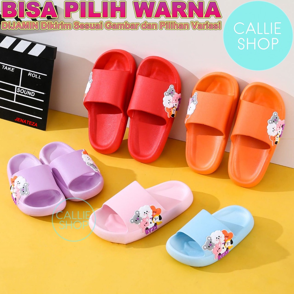 Sandal Anak Perempuan Selop BTS Jelly Import Antislip 8619-4 KCBT21