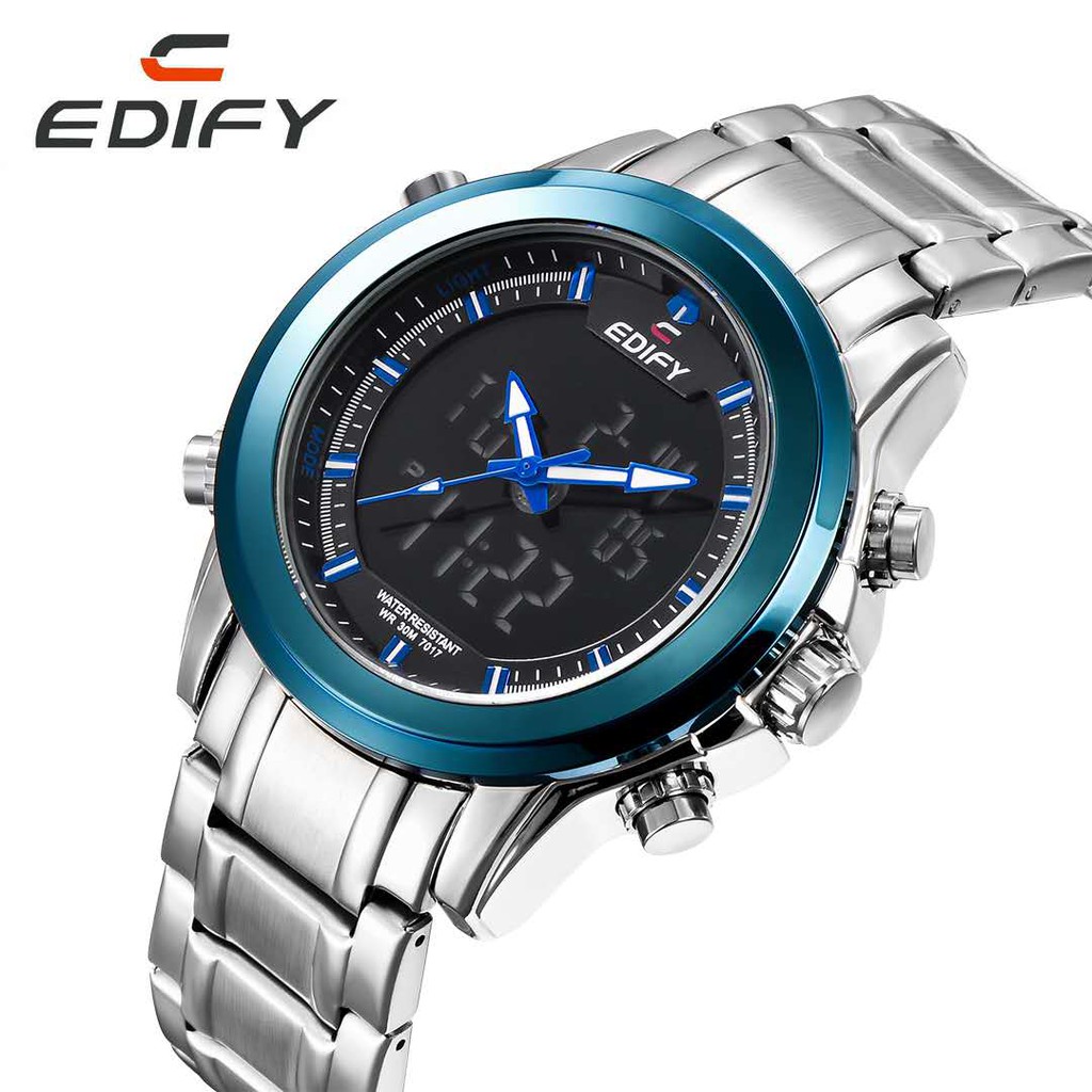 Jam Tangan Pria/Double Time/Jam Tangan EDIFY ORI 81920