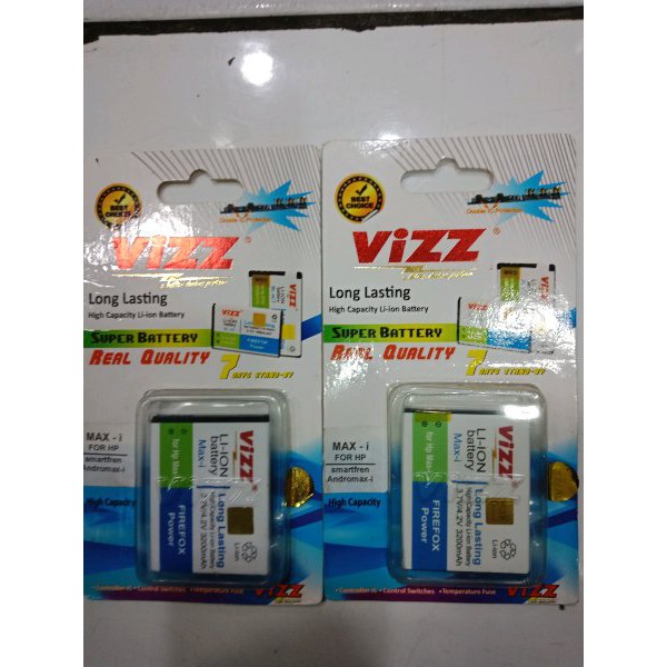 Battery Baterai Vizz Andromax i Original Double Power