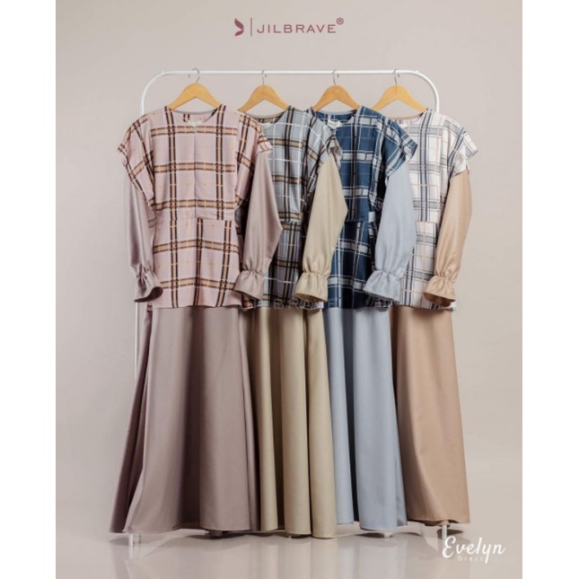 Evelyn dress by Original Jilbrave.official Size M (preloved)