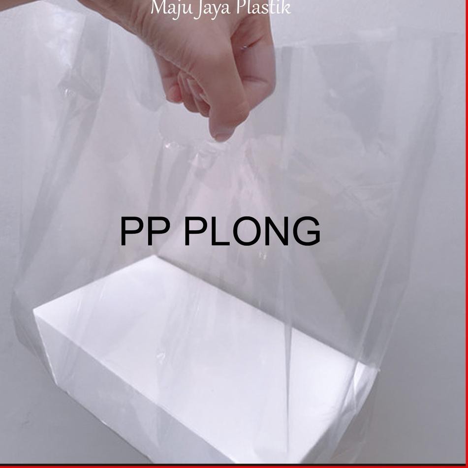 Grosir Plastik PP Plong TEBAL / Tas Plong Bening / PP Kresek Plong MURAH isi 50pcs