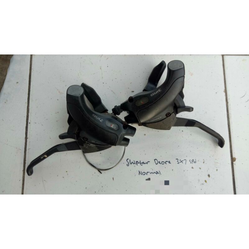 brake shifter shimano deore 3x7 speed
