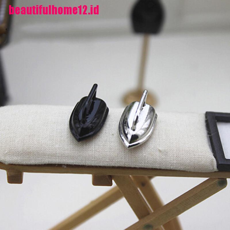 【beautifulhome12.id】1:12 Dollhouse Miniature Adornment alloy Iron Furniture Toys