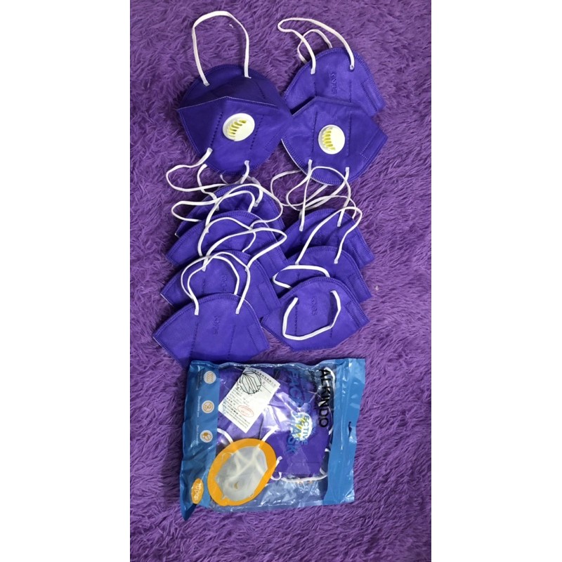 Masker KN95 5ply ungu