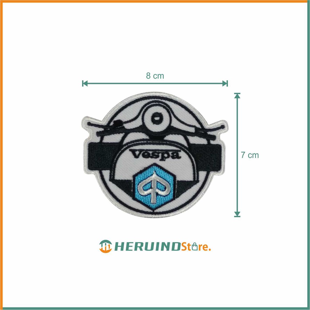 PATCH BORDIR / EMBLEM BORDIR VESPA