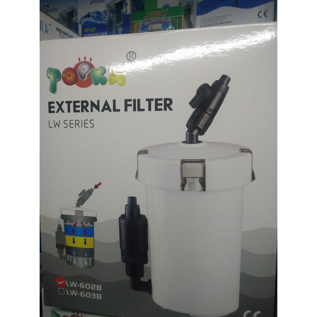 external filter TOPKA LW-602b canister lw series aquarium aquascape