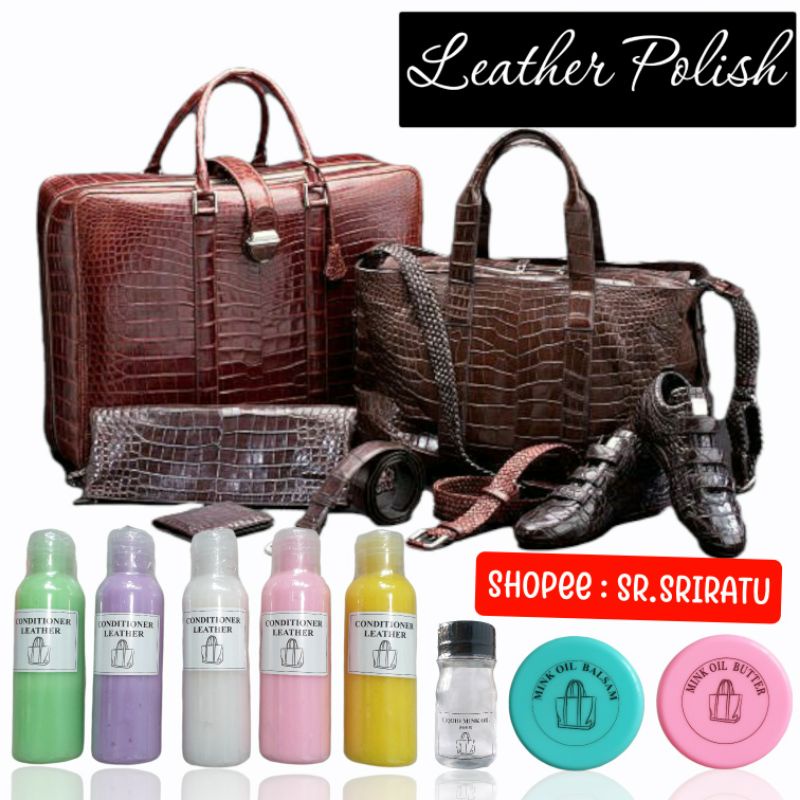 LEATHER POLISH - LEATHER CARE - CONDITIONER LEATHER - SEMIR TAS SEPATU DOMPET JAKET KULIT &amp; SINTETIS