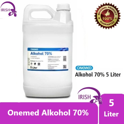 -P3K-Peralatan- Alkohol 70% Onemed Ukuran 5 Liter -Peralatan-P3K.