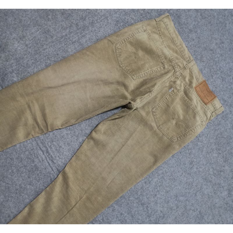 Levis 512 Corduroy/celana second original/size:32