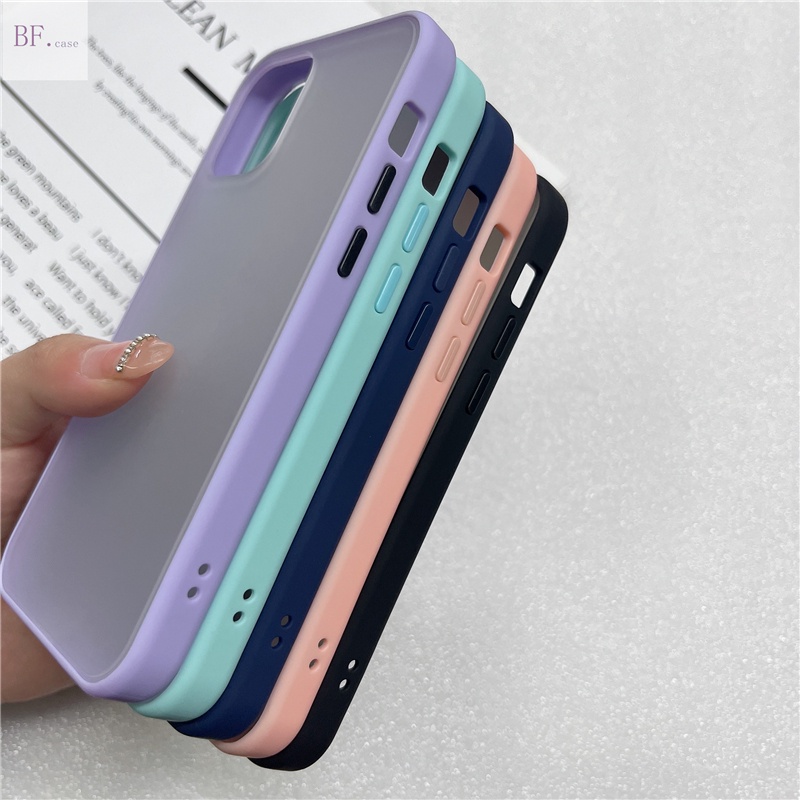 Hard Case Bahan Akrilik Frosted Anti Sidik Jari Untuk IPhone 14 Pro Max 14max 11 12