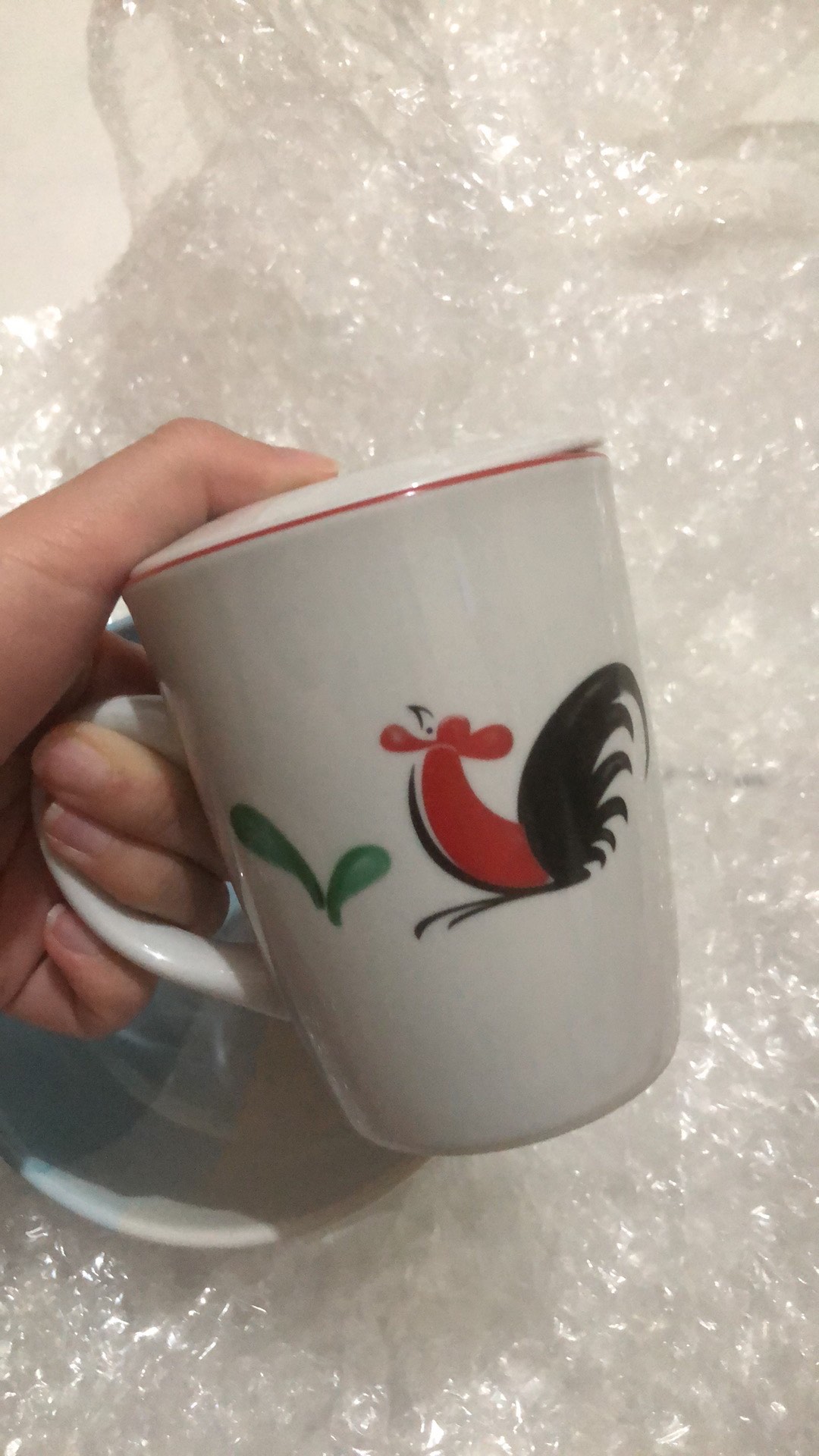 Cangkir + Tutup Seri 5 Ayam Jago Seri 2 - Cangkir Kopi - Cangkir Teh