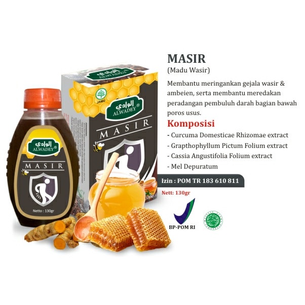 

madu- masir - madu ramuan wasir / ambeien alwadey -madu.