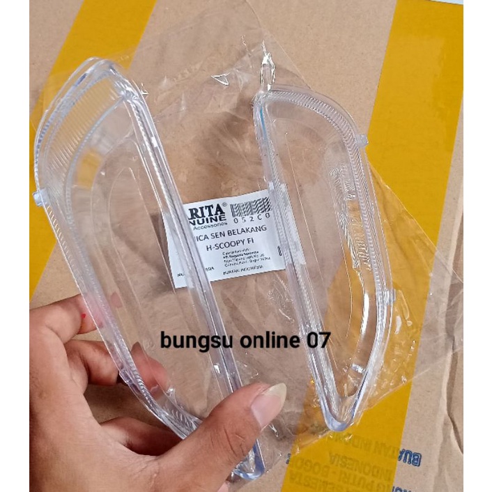 Mika lampu sen belakang scoopy fi 2013 2016 kaca lampu sein belakang scoopy fi 2013 2016