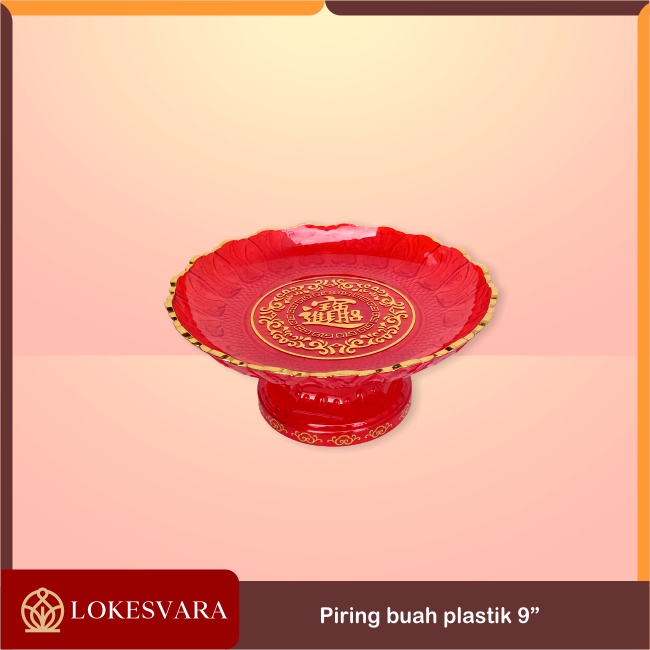 Piring Persembahan Buah Altar Puja Sembahyang Plastik