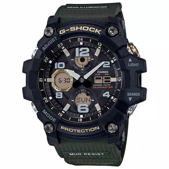 Casio G-Shock GSG-100-1A3 Mudmaster Master dari G Solar Sport Watch Original GSG-100-1A3DR