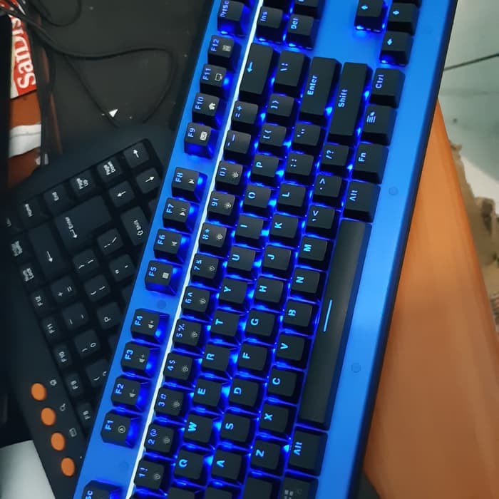 Sades Sickle RGB Mechanical Keyboard Gaming Red And Blue Switch