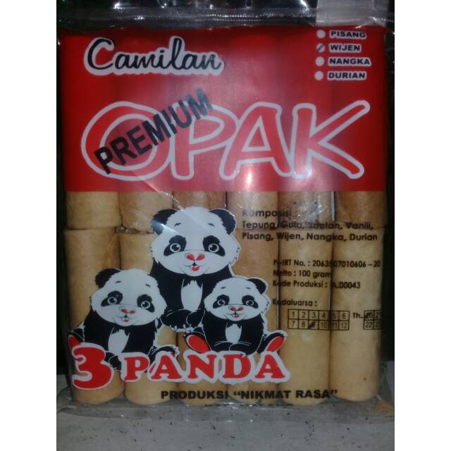 

Opak panda khas kota malang