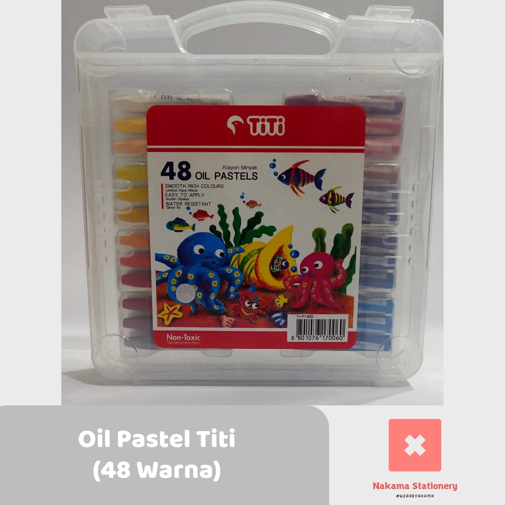 

Crayon Oil Pastel Titi 48 Warna