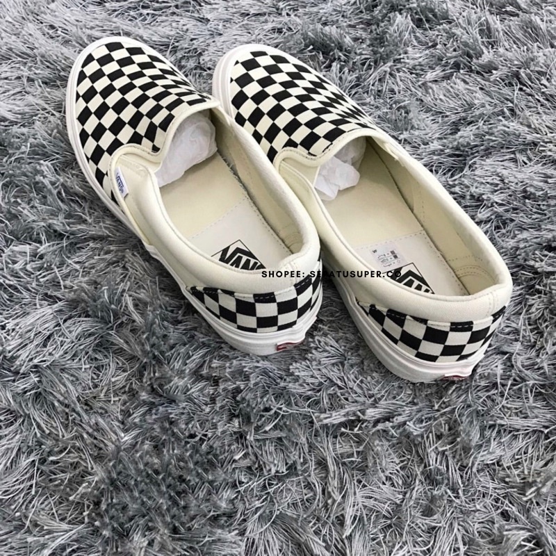 SEPATU VANS SLIP ON OG CHECKERBOARD | SEPATU PREMIUM - sockog-2