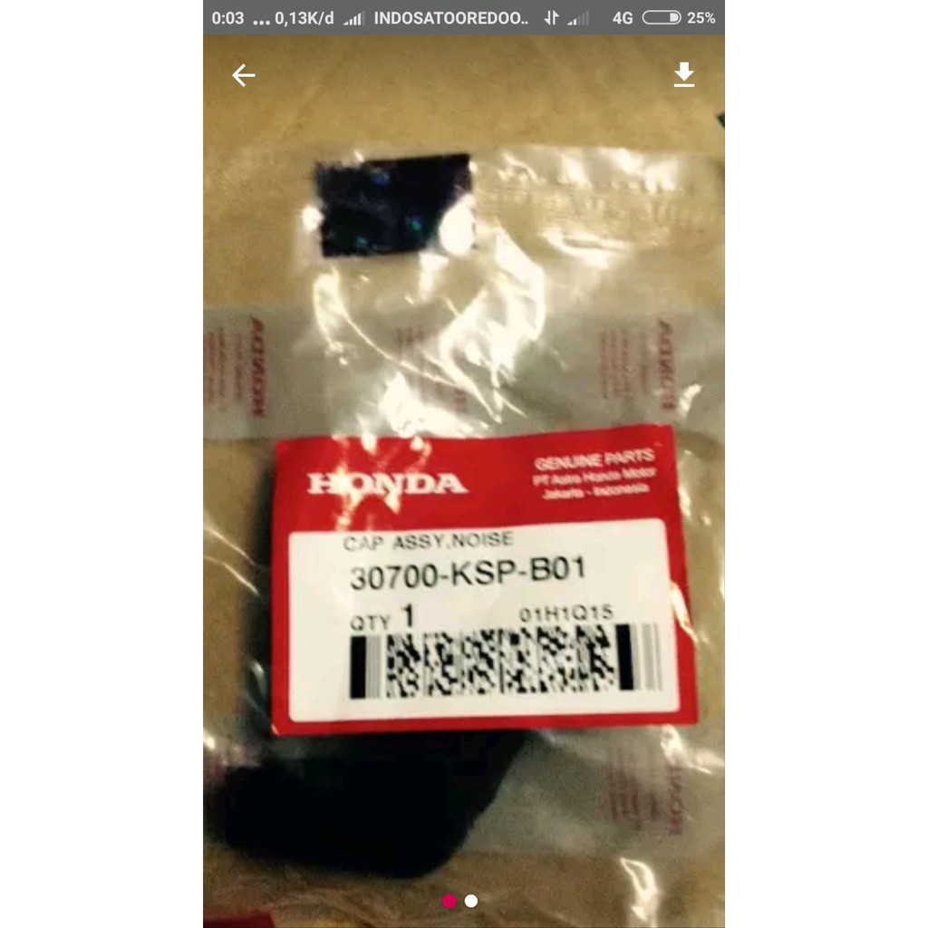 COP BUSI KEPALA BUSI MEGAPRO NEW MONOSHOCK ORIGINAL HONDA bac 17