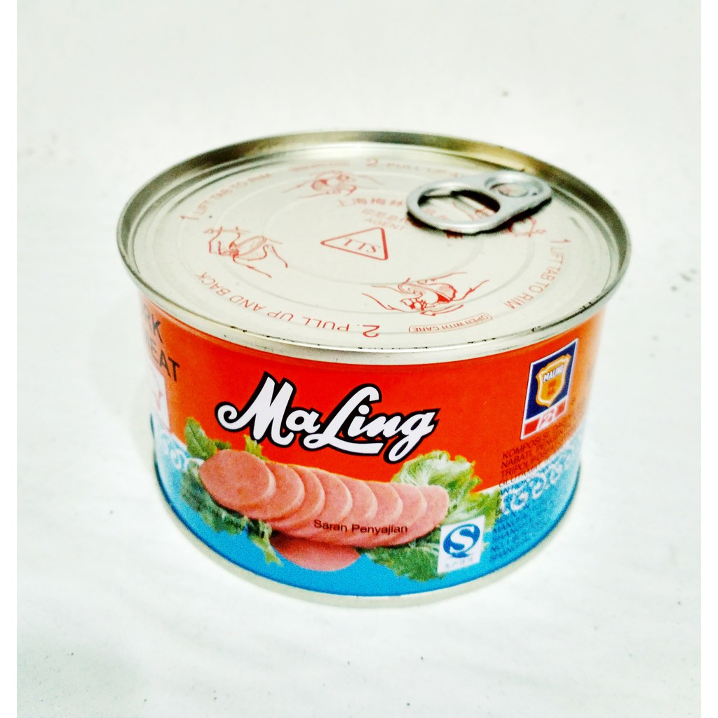 

Ma Ling Canned Pork Luncheon Meat brand TTS [Non Halal]