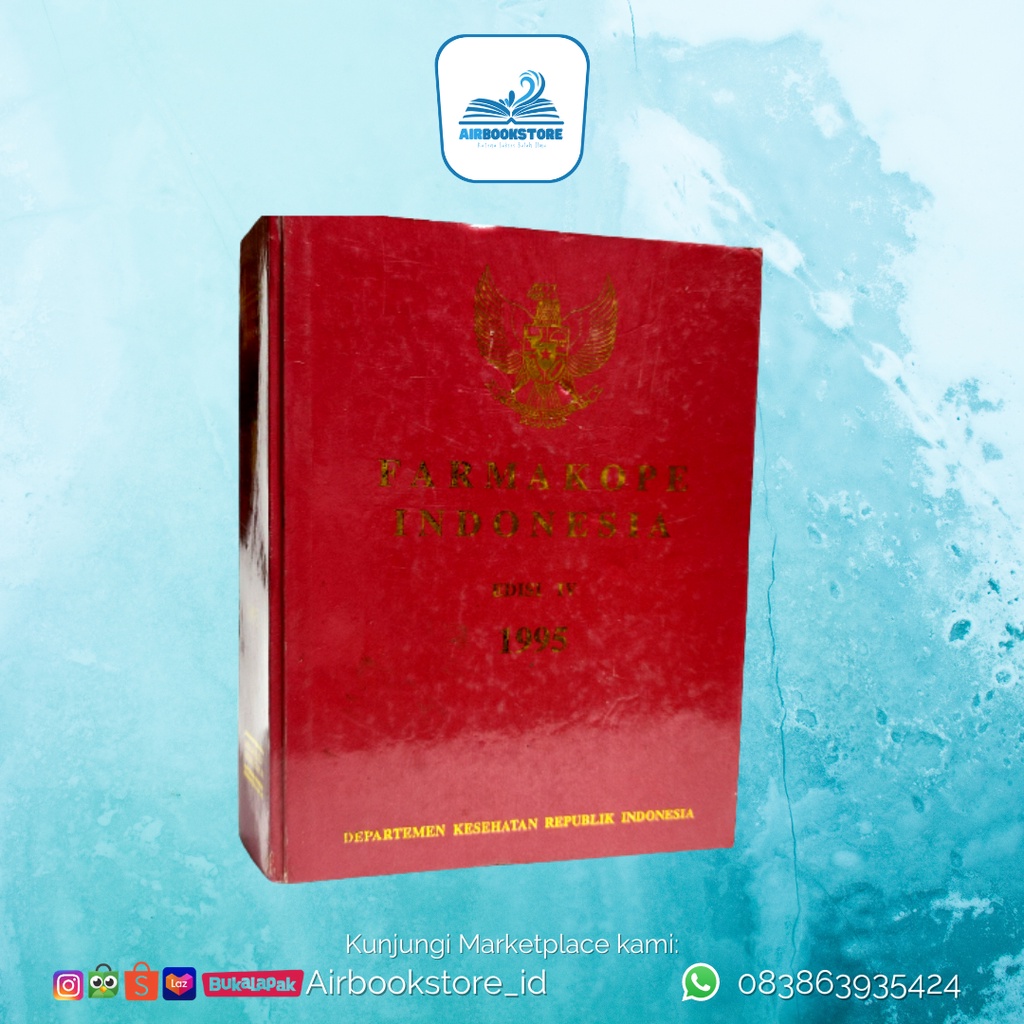 

Buku Farmakope Indonesia 1995 Hc